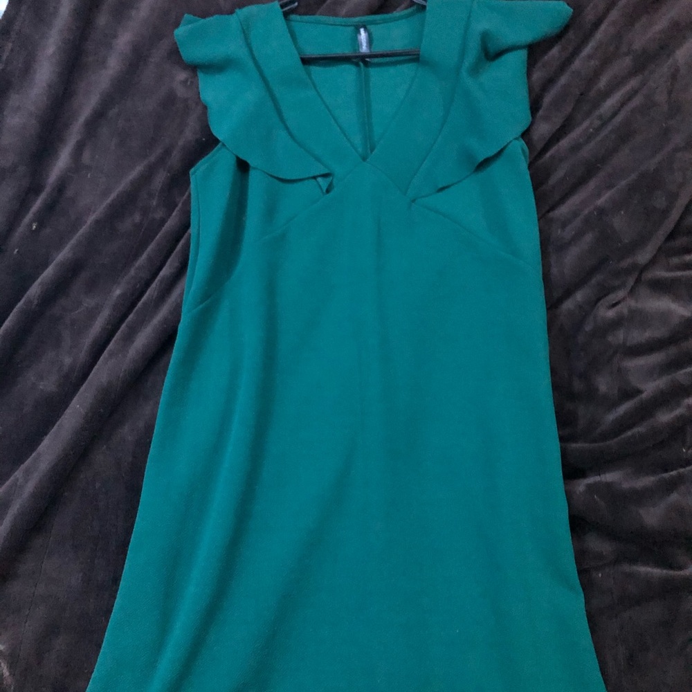 Dark green dress